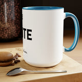 ELITE High Fashion Two-Tone Coffee Mugs, 15oz