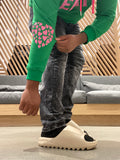 Green & Pink "Real LOVE is ELITE" Luxury Hoodie (Oversized)