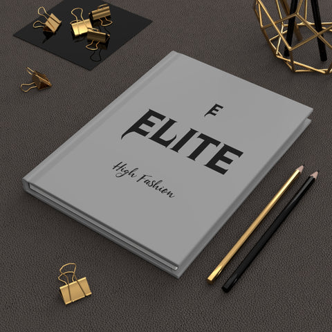 Grey ELITE High Fashion Hardcover Journal Matte