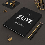 Black ELITE High Fashion Hardcover Journal Matte