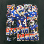 Stefon Diggs Vintage ELITE "MOSS'ED EM" Black Tee 1.0