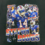 Stefon Diggs Vintage ELITE "MOSS'ED EM" Black Tee 1.0