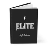 Black ELITE High Fashion Hardcover Journal Matte