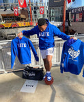 Blue "Real LOVE is ELITE" Luxury Hoodie (Oversized)