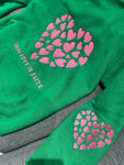 Green & Pink "Real LOVE is ELITE" Luxury Hoodie (Oversized)