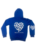 Blue "Real LOVE is ELITE" Luxury Hoodie (Oversized)