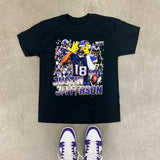 Justin Jefferson Vintage ELITE "Griddy" Black Tee 1.0