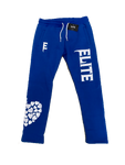 ELITE High Fashion "Real LOVE Is ELITE" Blue/White Oversized SweatPants