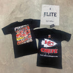 Kansas City CHIEFS ELITE "Champions" (Black Tee) 2.0