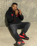 Black "Real LOVE is ELITE" Luxury Hoodie (Oversized)