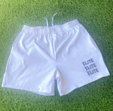 White (ELITE 3 Peat) Shorts