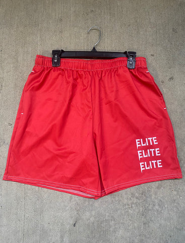 Red (ELITE 3 Peat) Shorts