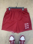 Red "Burgundy" (ELITE 3 Peat) Shorts