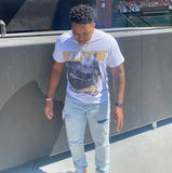 White/Yellow "ELITE CHAMPIONS" Racing Tee (Unisex) 1.0