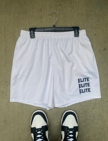 White (ELITE 3 Peat) Shorts