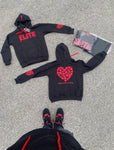 Black "Real LOVE is ELITE" Luxury Hoodie (Oversized)