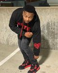 Black "Real LOVE is ELITE" Luxury Hoodie (Oversized)